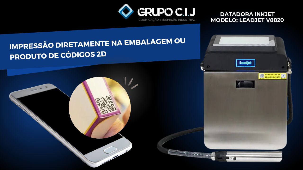 Transforme sua Indústria com os Códigos 2D e saiba como as Datadoras Inkjet da Leadjet podem lhe auxiliar.