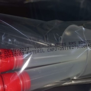 Datador Impressão Inkjet Codificação Industrial Embalagens da Indústria de Higiene Pessoal - Grupo CIJ em Lajeado - RS