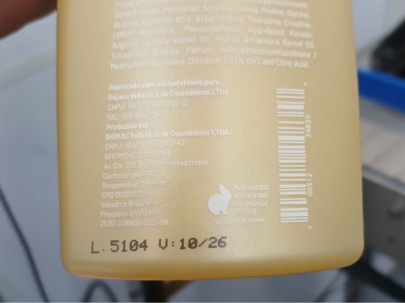 Datador Impressão Industrial Inkjet Embalagens da Indústria de Cosméticos - Grupo CIJ